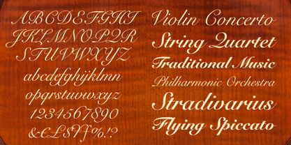 Snell Roundhand Font Poster 3